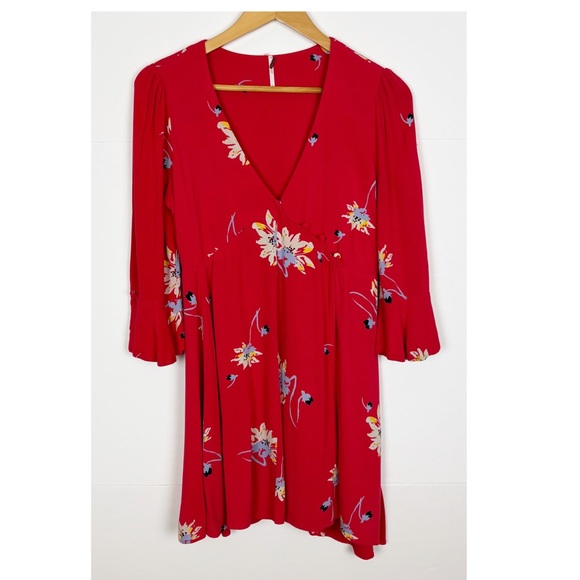 Free People Time On My Side Red Floral
Mini Dress Size Small - Picture 4 of 12